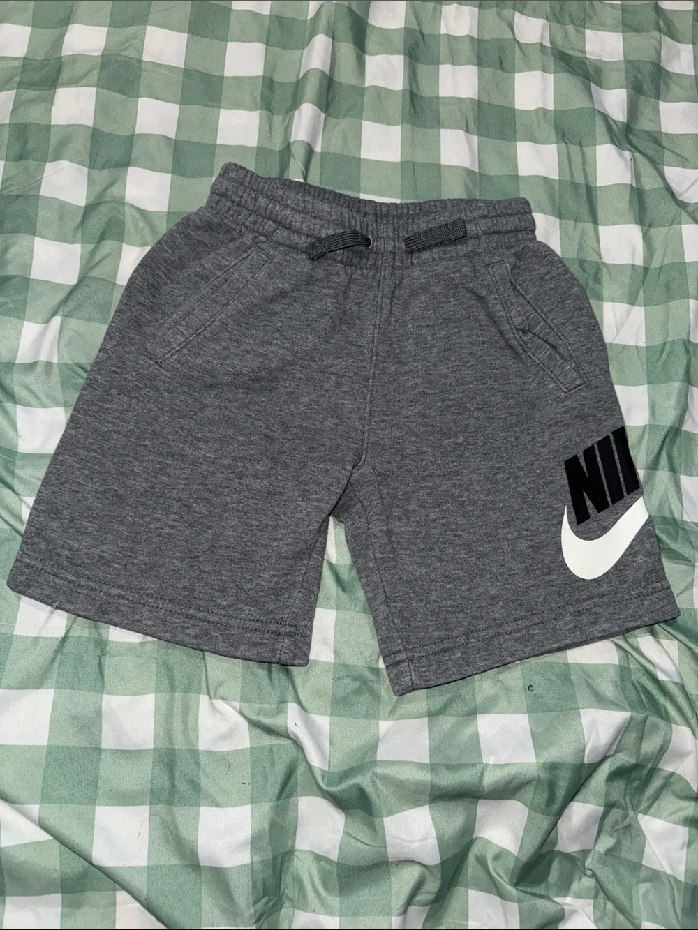 Nike Gray Kids' Logo Knit Shorts